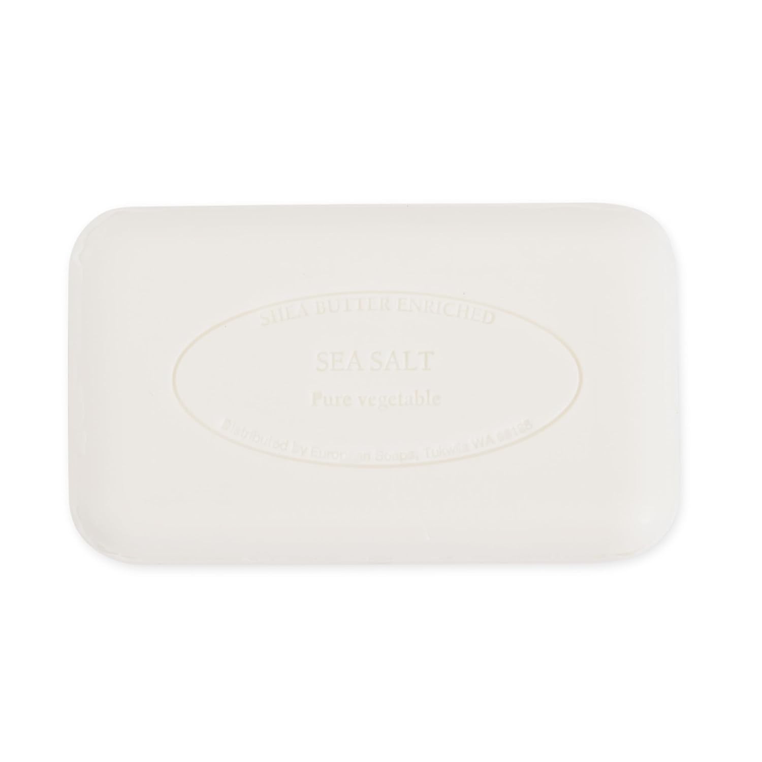Luxurious Artisanal Soap Bar with Organic Shea Butter – Sea Salt Scent, 5.3 oz