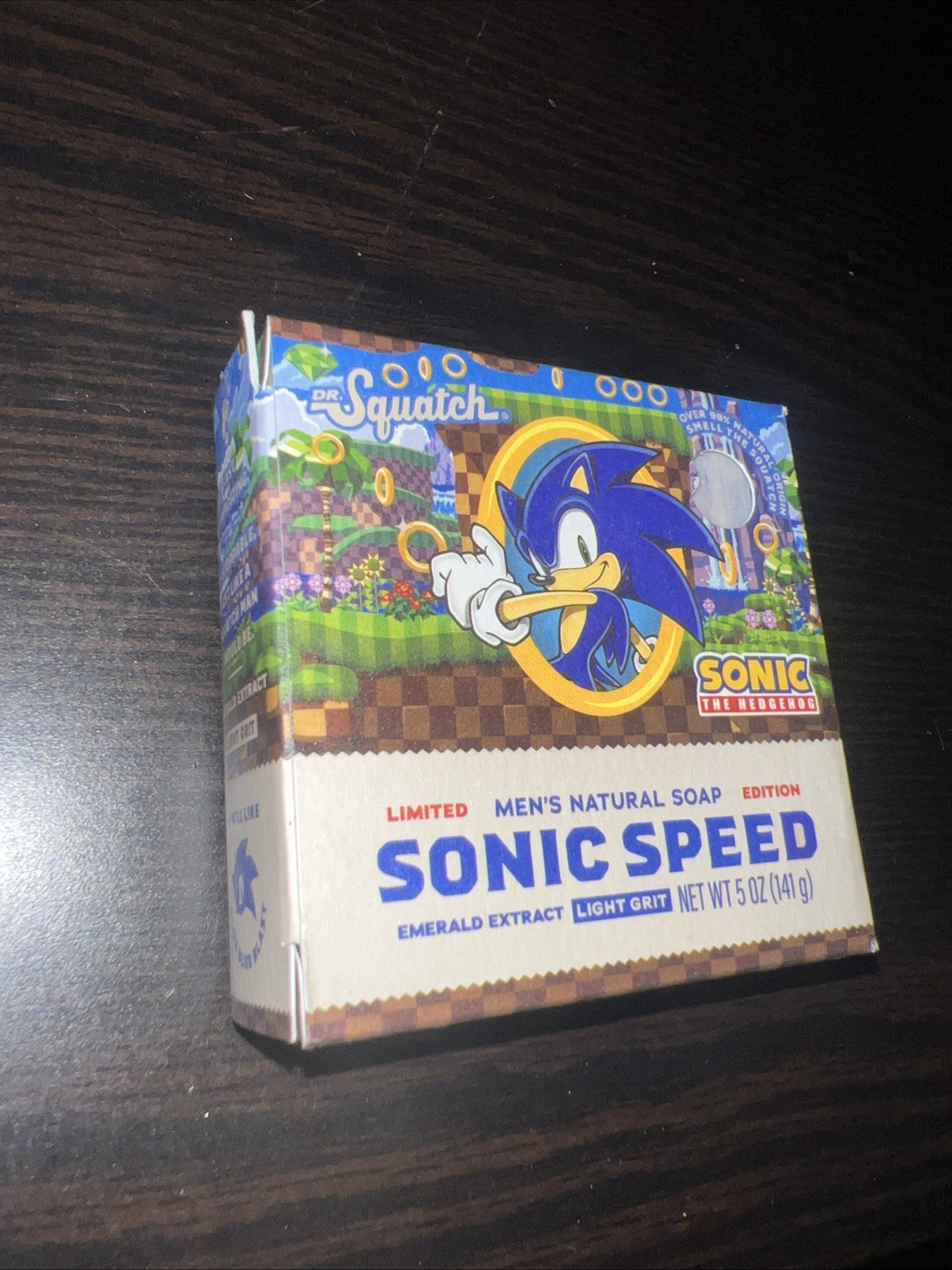 Dr. Squatch Limited Edition Bar Soap Sonic Speed Light Grit 5oz