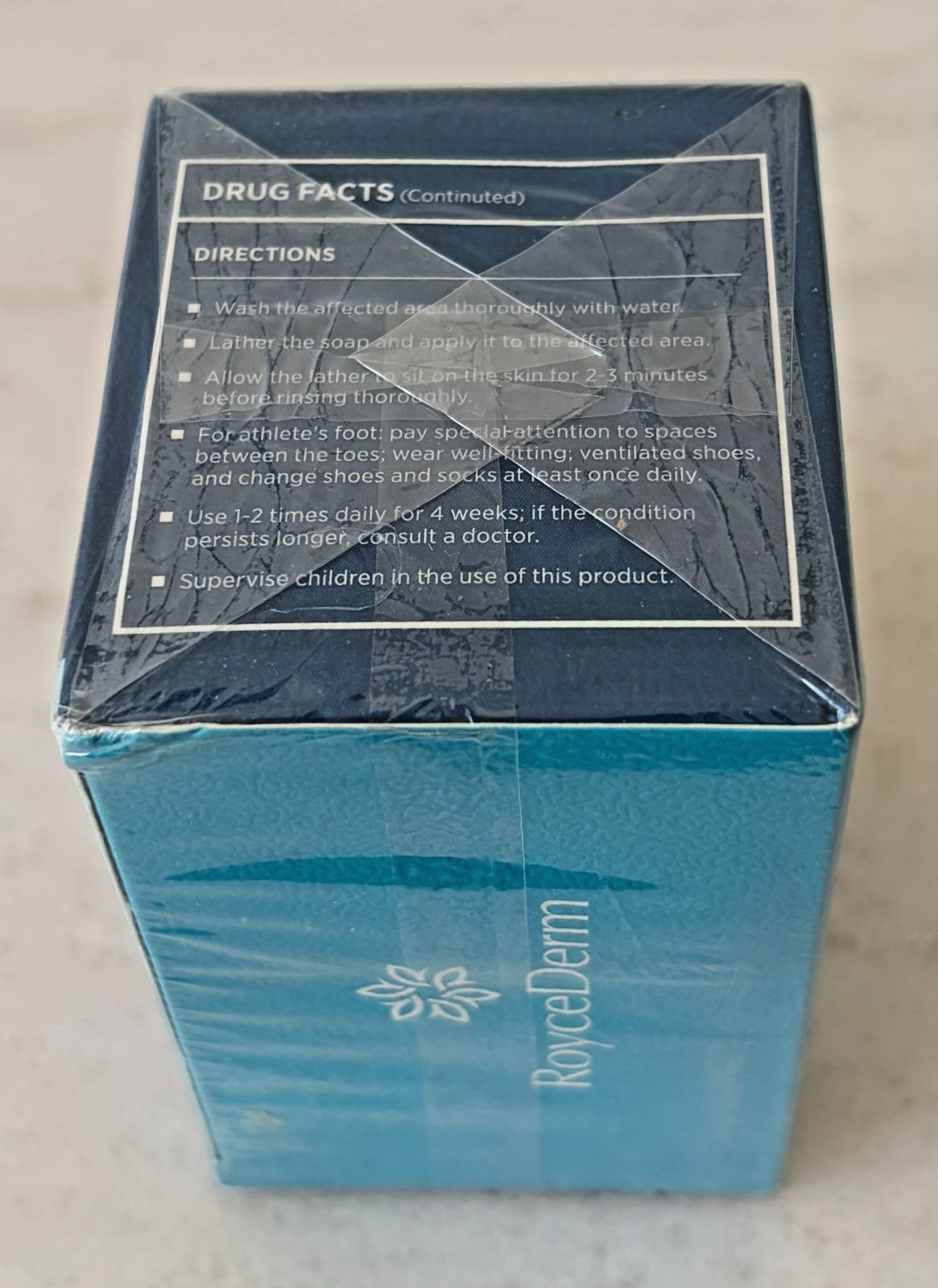 RoyceDerm ADVANCE DEFENSE Formula Antifungal Bar Soap 4 oz (2 Bar) Exp. 04/2028