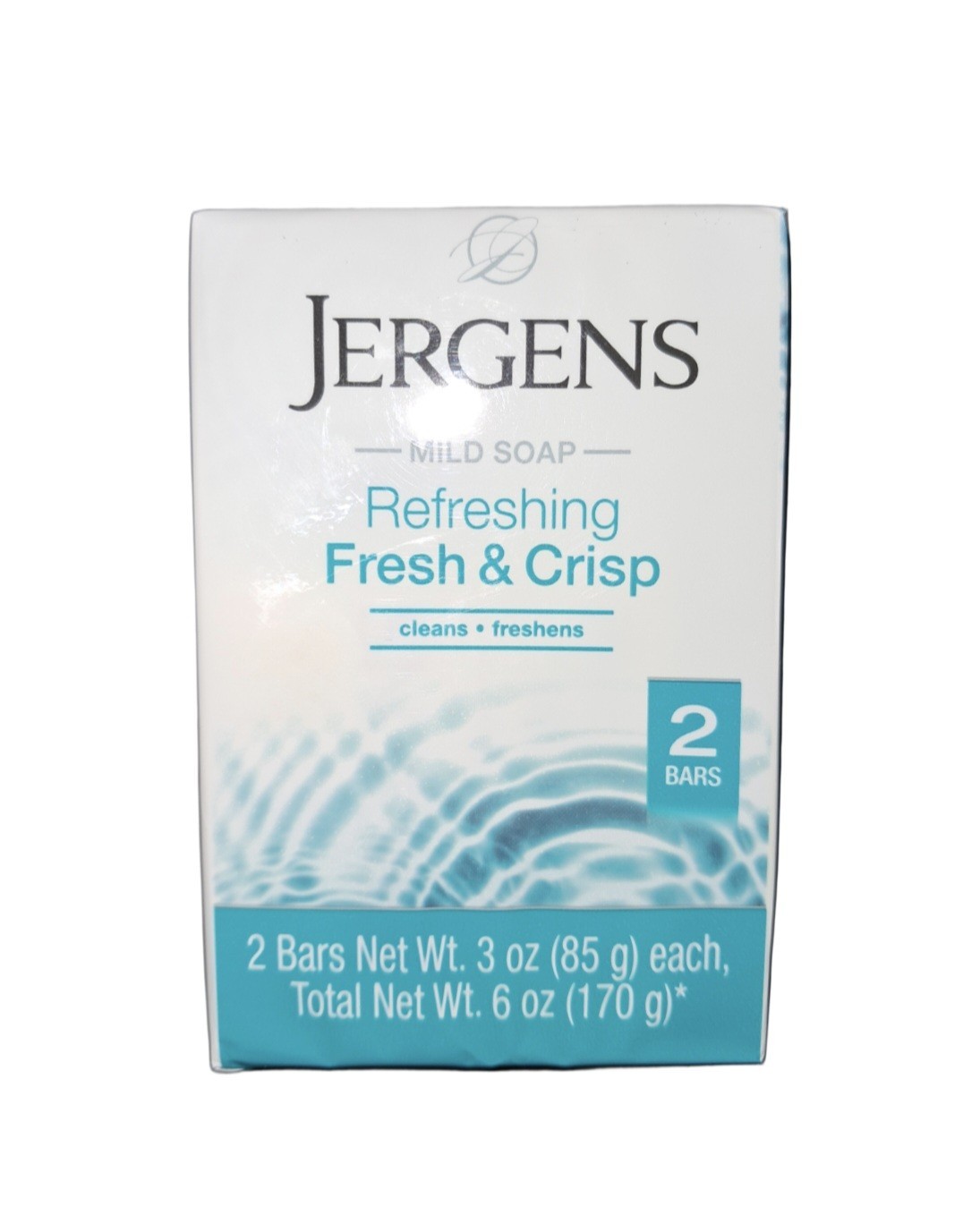 🩵 JERGENS 🩵 (4-BARS) 3 Oz 🩵🫧 ●FRESH & CRISP● 🩵🫧 ≈REFRESHING≈ Mild Soap 🫧.