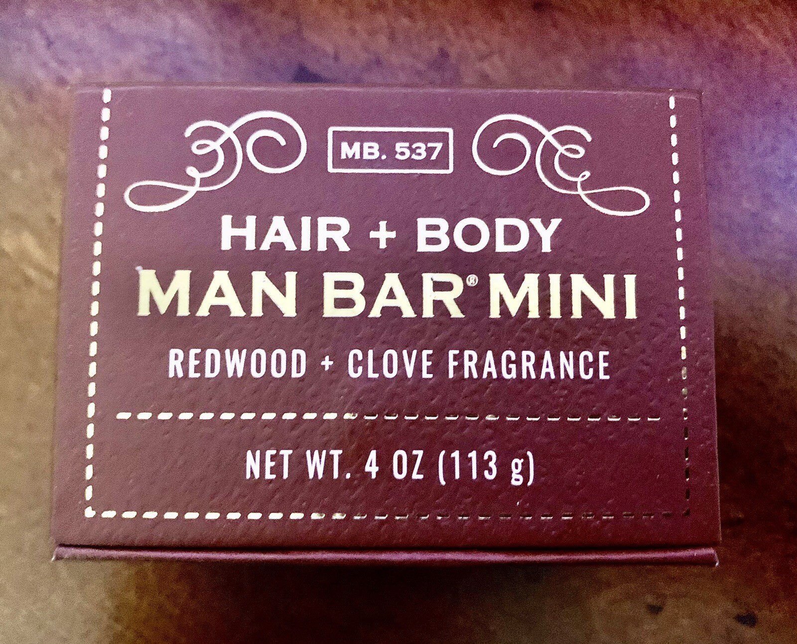 Hair & Body Soap San Francisco Soap Mini-Bar 4oz Redwood Clove Fragrance Travel