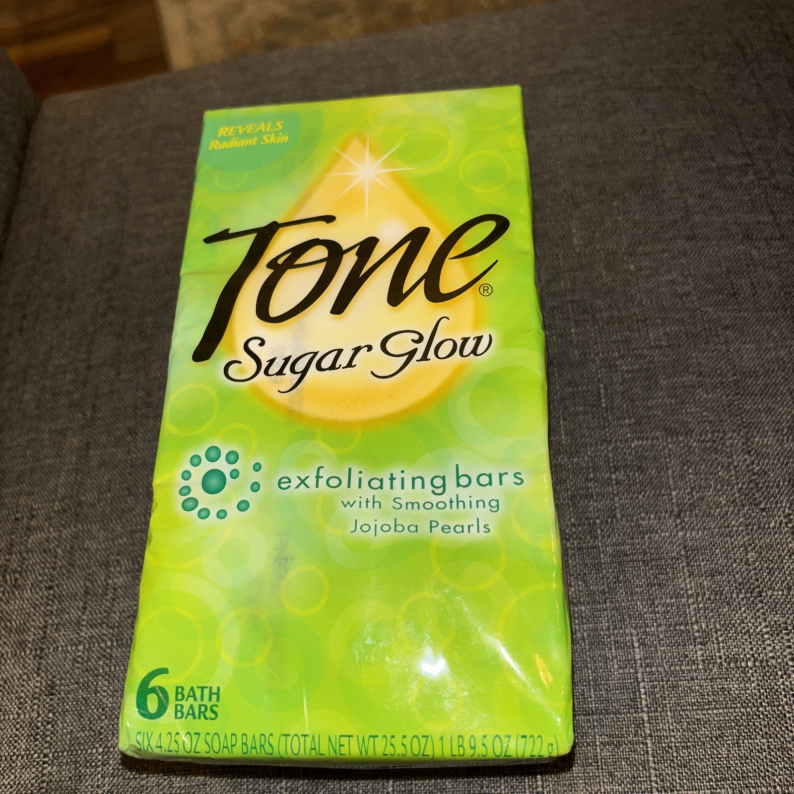 Tone Sugar Glow Exfoliating Bar Soap 6pk Discontinued 8.5oz Sealed Rare