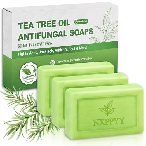 3 Pcs Veloma Antifungal Soap,Veloma Soap,Soothing Tea Tree & Eucalyptus, Deep Po