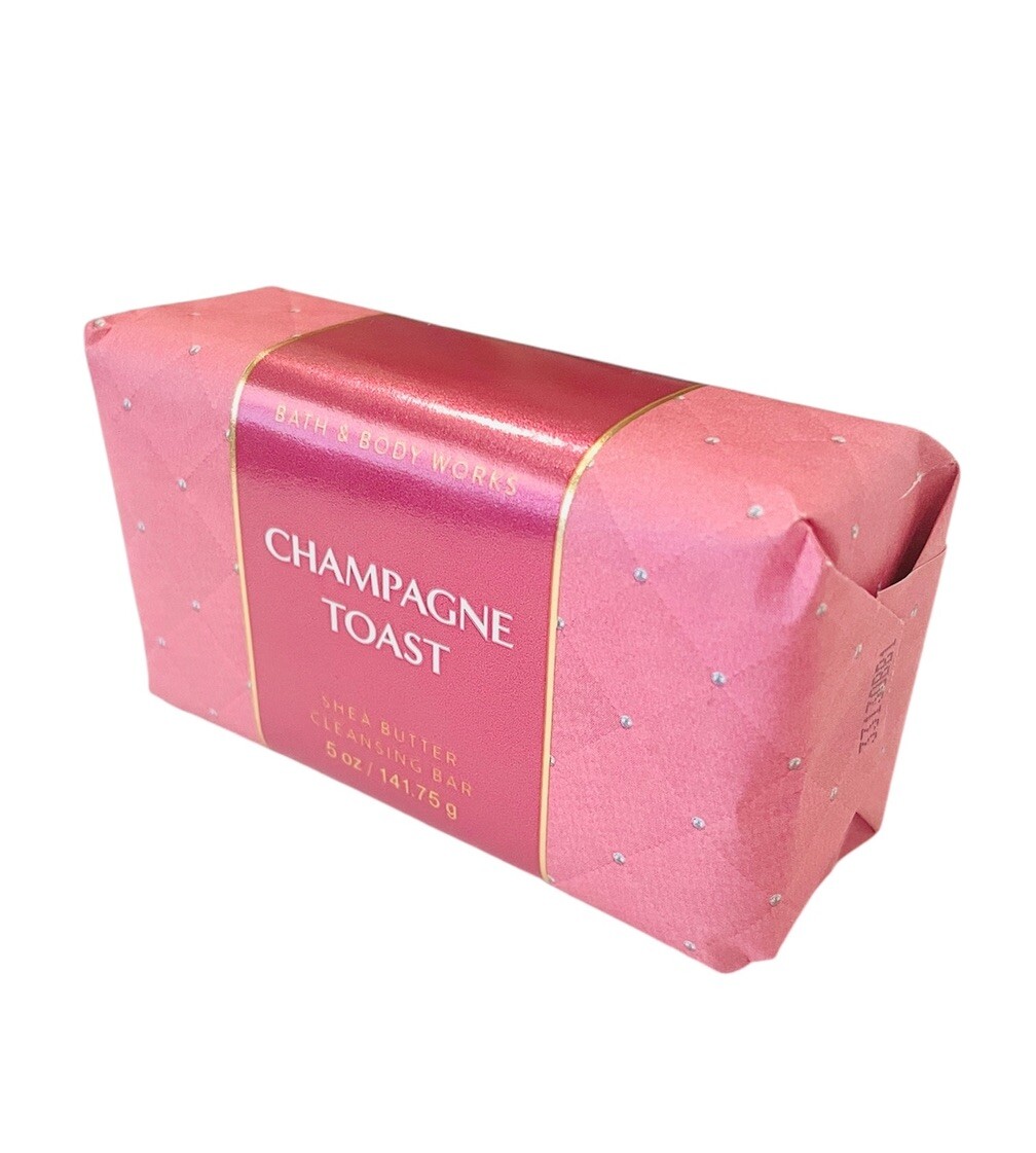 Bath & Body Works Champagne Toast Shea Butter Cleansing Bar 5 oz NEW!