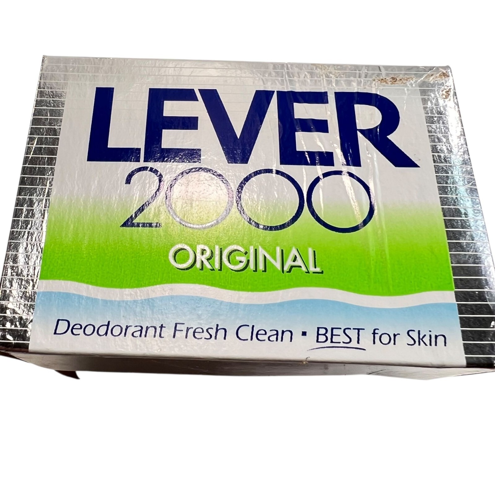 Vtg NOS Lever 2000 Original Deodorant Soap 5 Oz Bars Fresh Clean Scent Pack Of 2