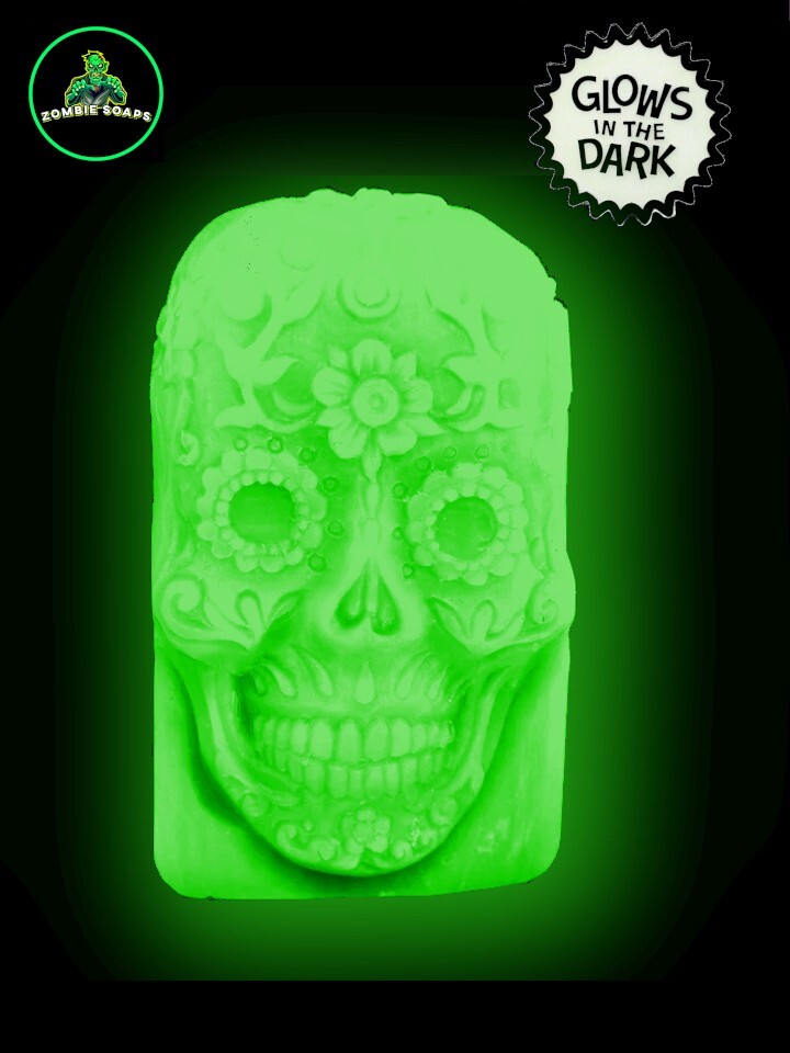 Glow-in-the-Dark Skull Bar Soap! – Halloween Soap- Prank Soap