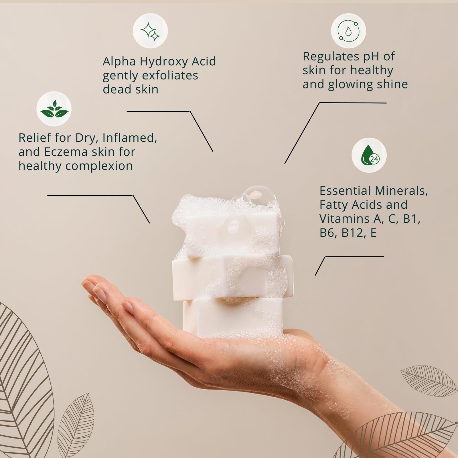 Goat Milk Soap – Natural Moisturizing Bar for Dry, Sensitive & Delicate Sk