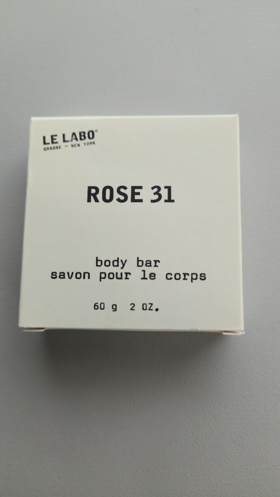 LOT OF TWO. Le Labo Rose 31 Soap / Savon 2 oz 60 g New In Box * SEE