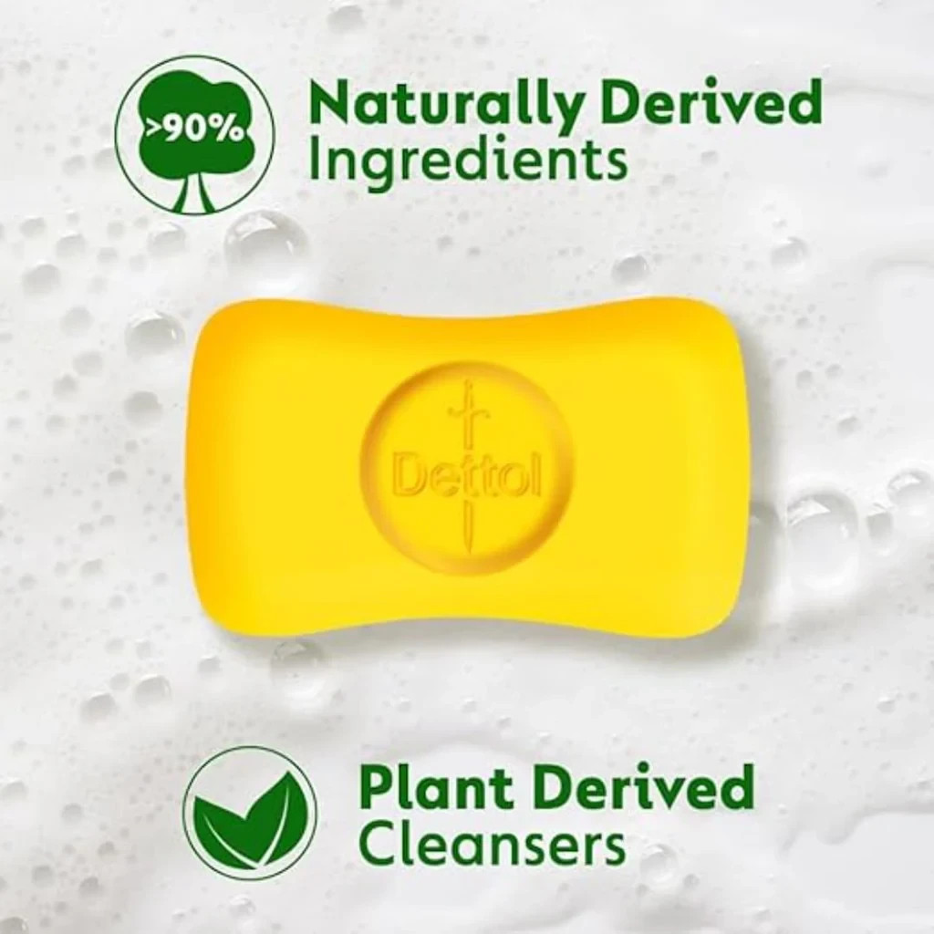 Pack of 8 Dettol Fresh Antibacterial Soap Bar 110g Germ Protection Bath Soap