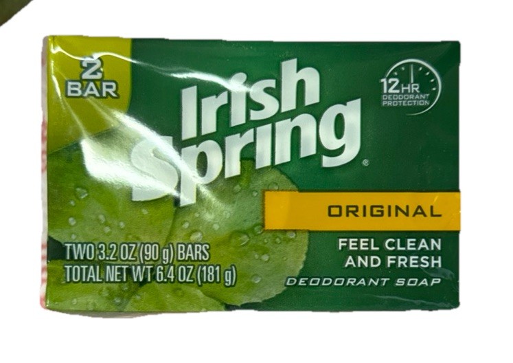 Irish Spring Original Scent Bar Soap 3.2 oz 2 Packs Of 2 – Total 4 Bars