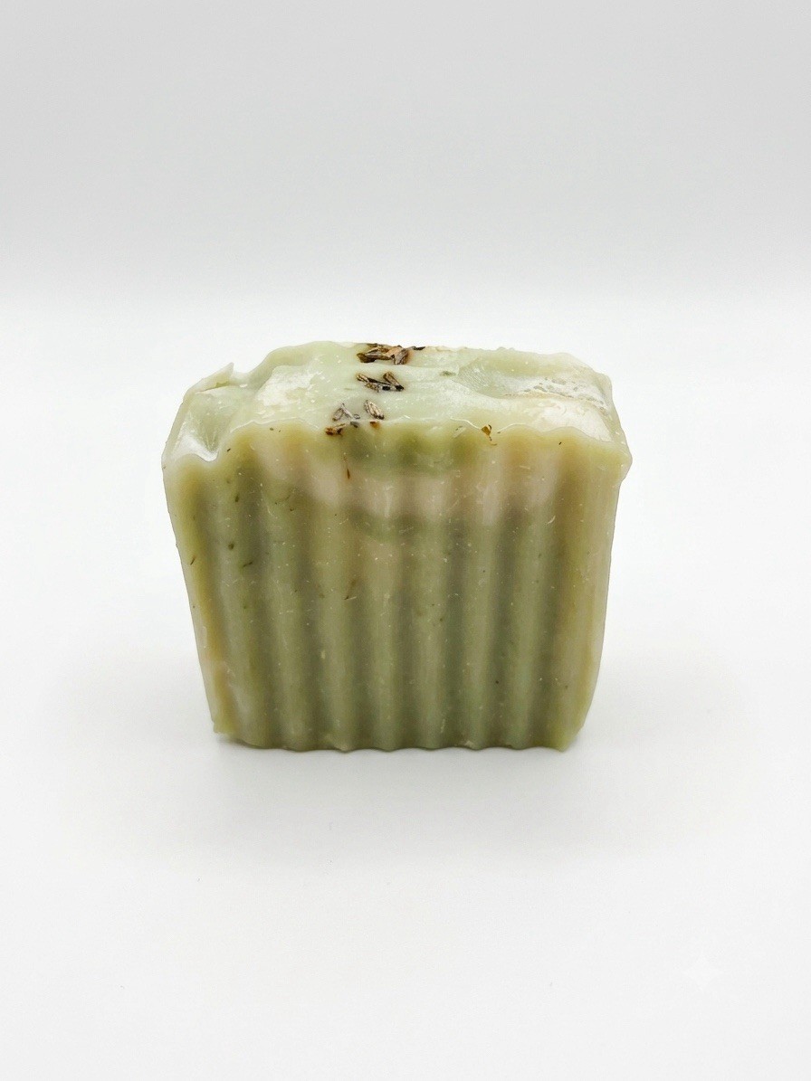 Lavender & Lemongrass Handcrafted Tallow Bar Soap w/ French Green Clay