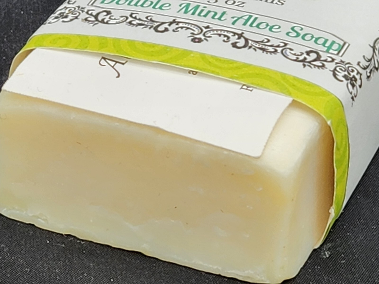 Natural Bath Soap – Handcrafted – Homemade Elf Leaf Farm Double Mint Aloe 2 Bars