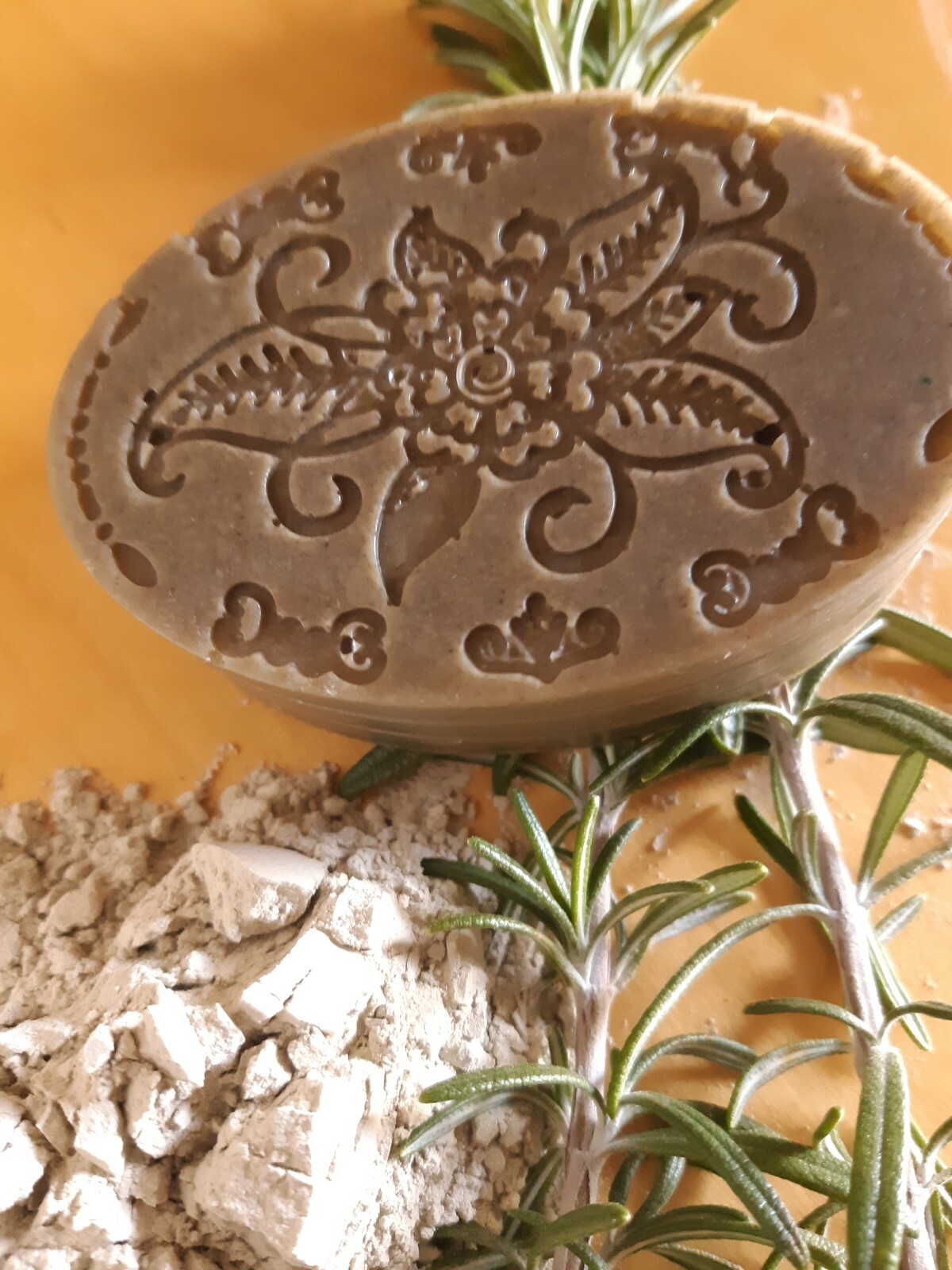 Indian Healing Clay Handmade Soap 4.0 oz Detox, Exfoliant, Great for Acne