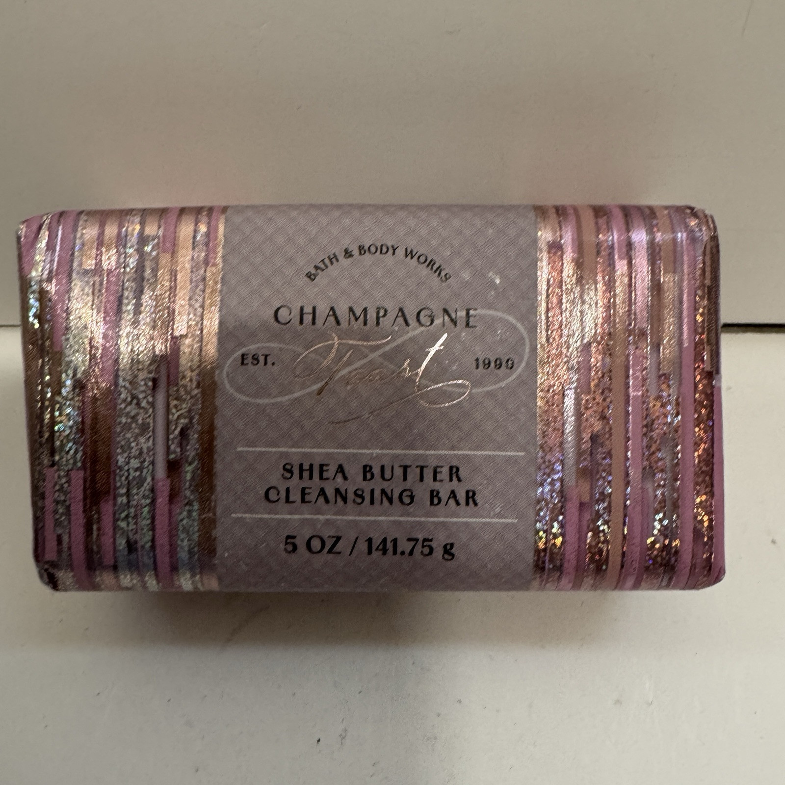 Bath Body Works Champagne Toast Shea Butter Cleansing Bar 5 OZ