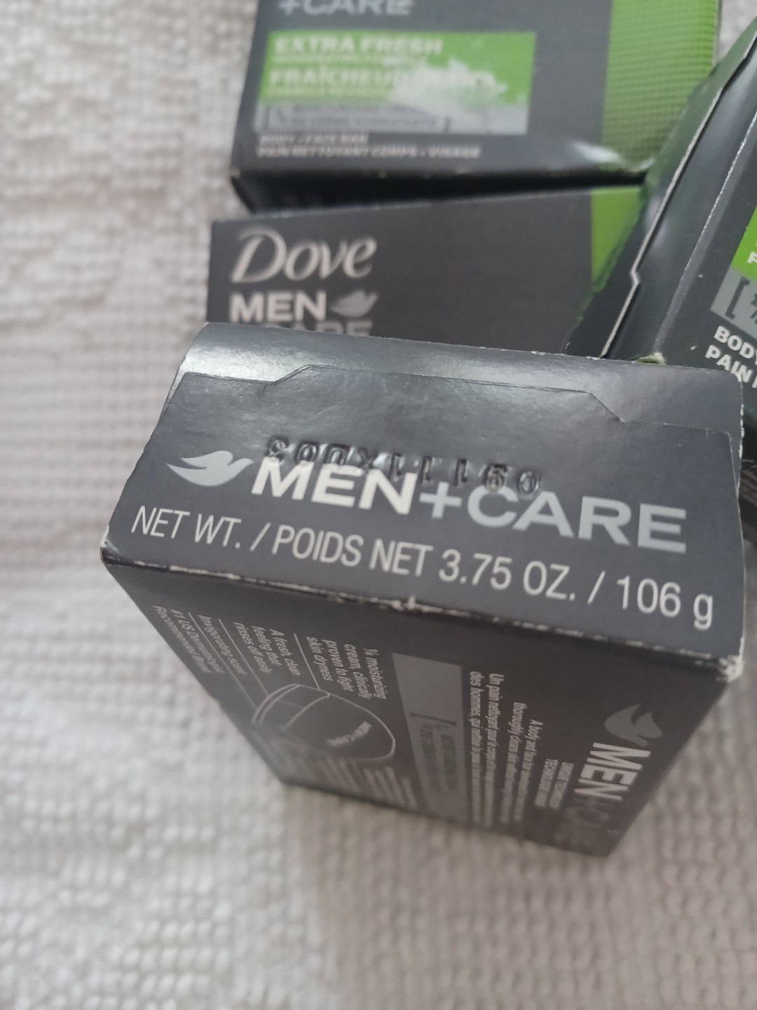 Dove Extra Fresh Bar Soap 3.75 Oz Each Lot 4