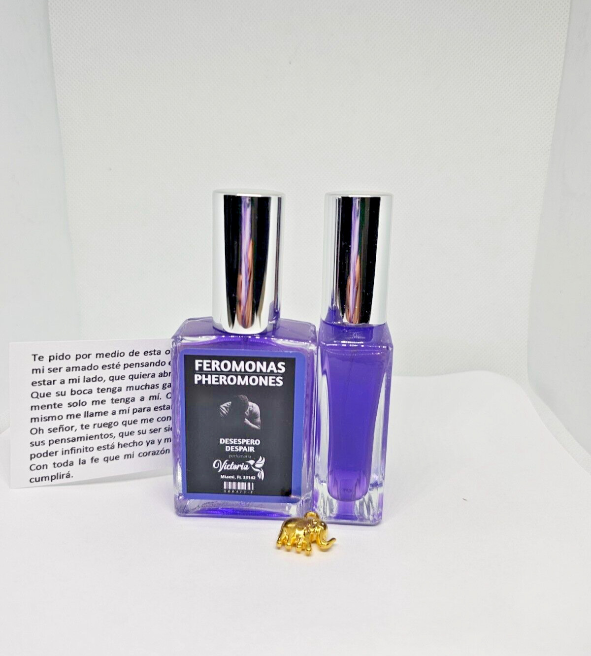 PERFUME DESESPERO / DESPAIR WITH PHEROMONES DOMINA ATRAE ENVUELVE A TU AMOR 1PC