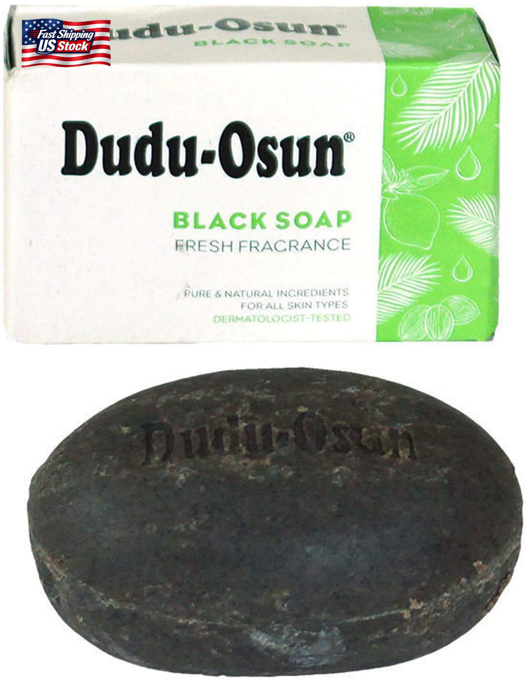 Dudu-Osun African Black Soap Bar 5.3 Oz – 24 Count Bulk Pack – by Tropical Natur