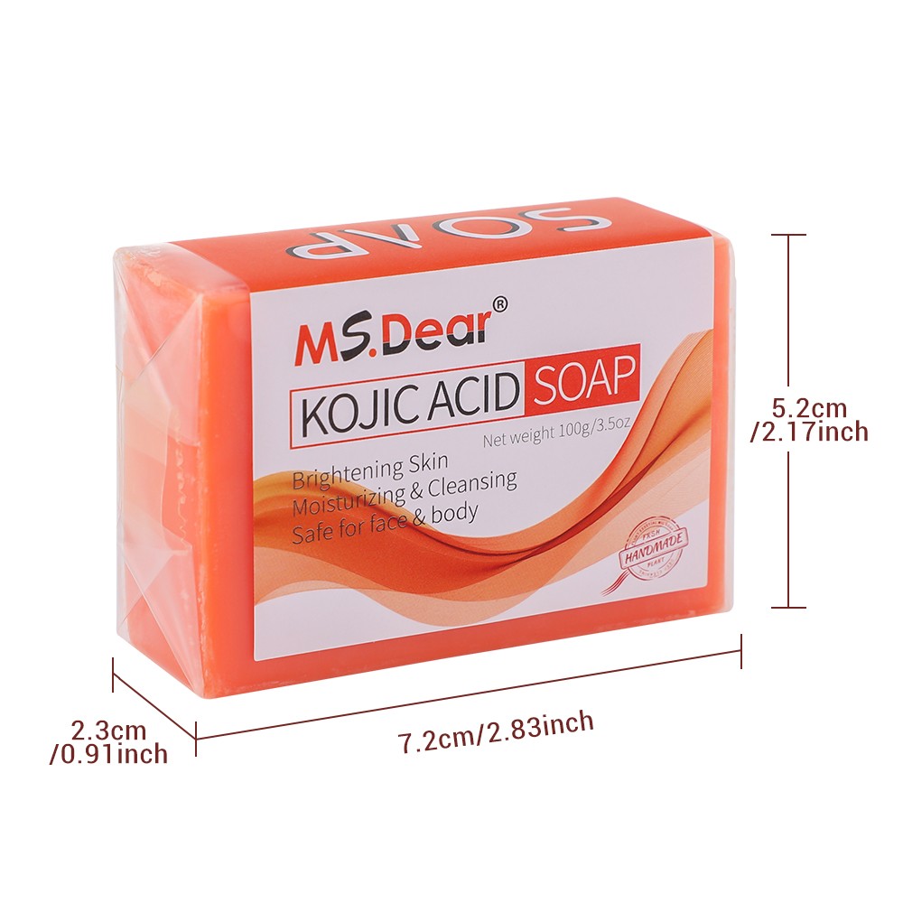 Kojic Acid Soap Dark Spot Whitening Turmeric Soap Skin Bleaching Lightening 100g