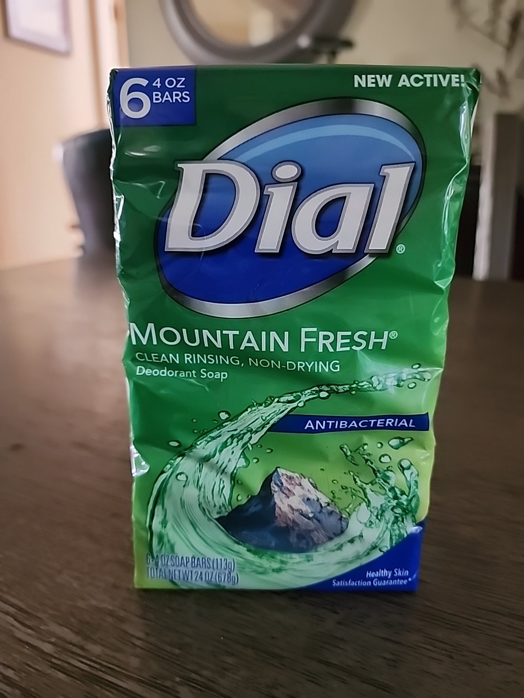 Dial Mountain Fresh Antibacterial Deodorant Bar Soap, 4oz, 6ct | NOS | Sealed