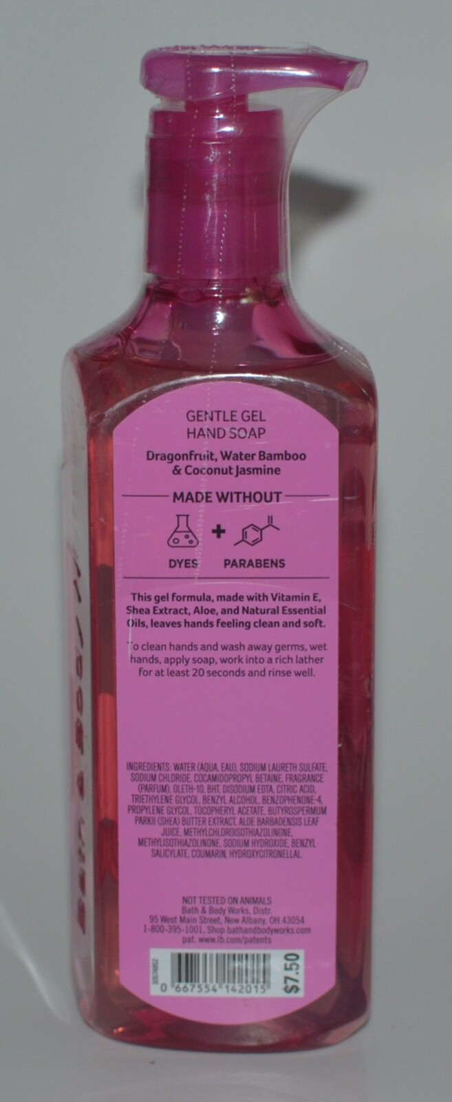 3 BATH & BODY WORKS WAIKIKI BEACH COCONUT GENTLE GEL HAND SOAP WASH DRAGONFRUIT