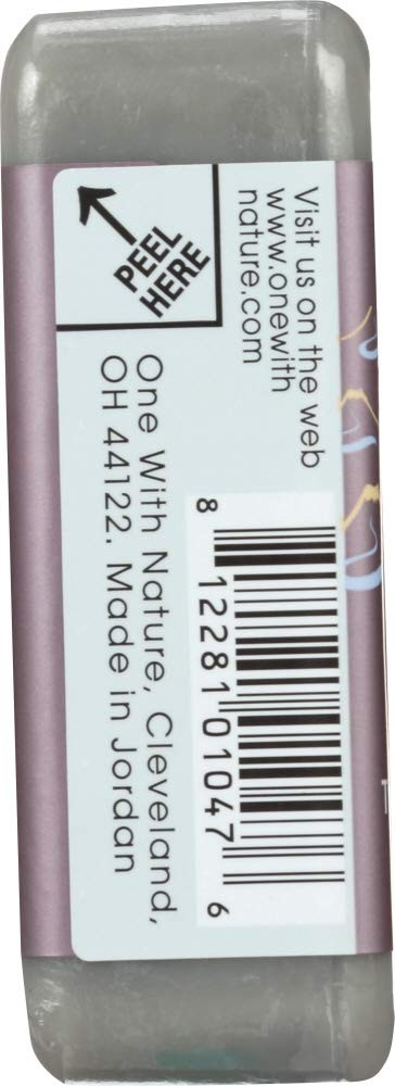 One With Nature Volcanic Mud Bar Soap 7 Ounces Pack of 3 Natural Cleanser