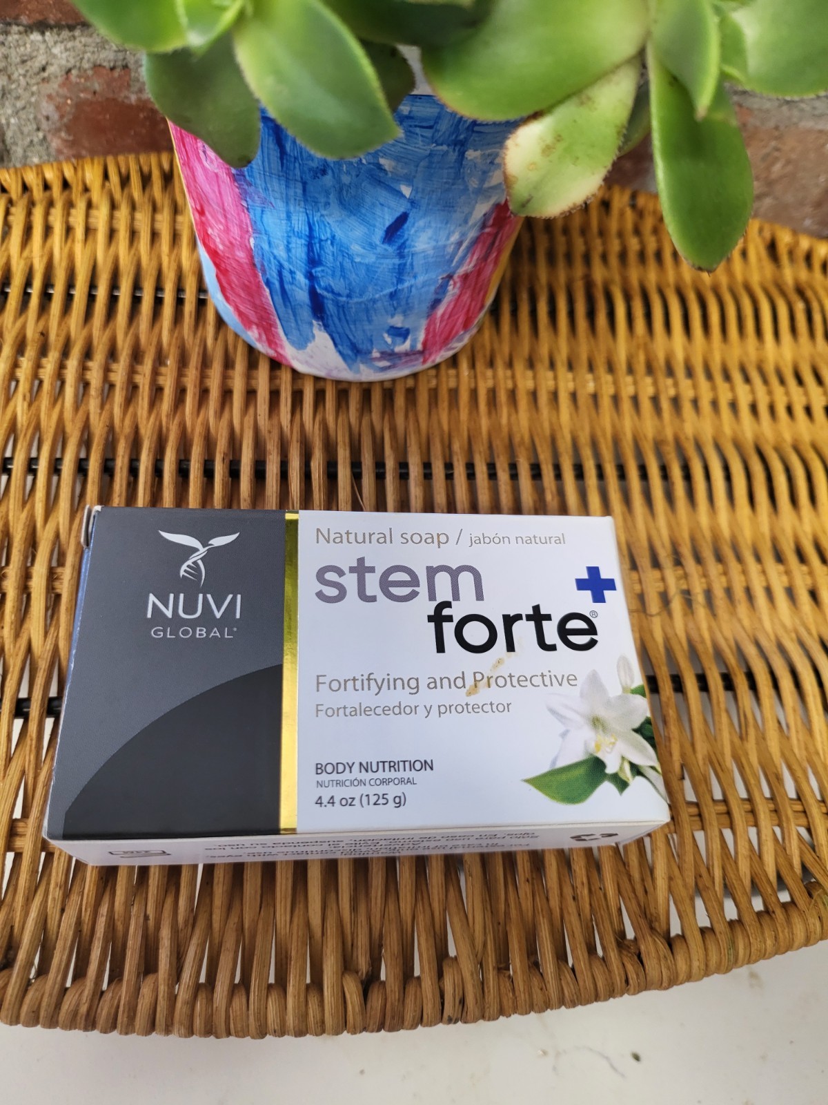 Nuvi Global Body Care Essentials Stem Forte+ Soap, 4.4 oz Paraben-Free