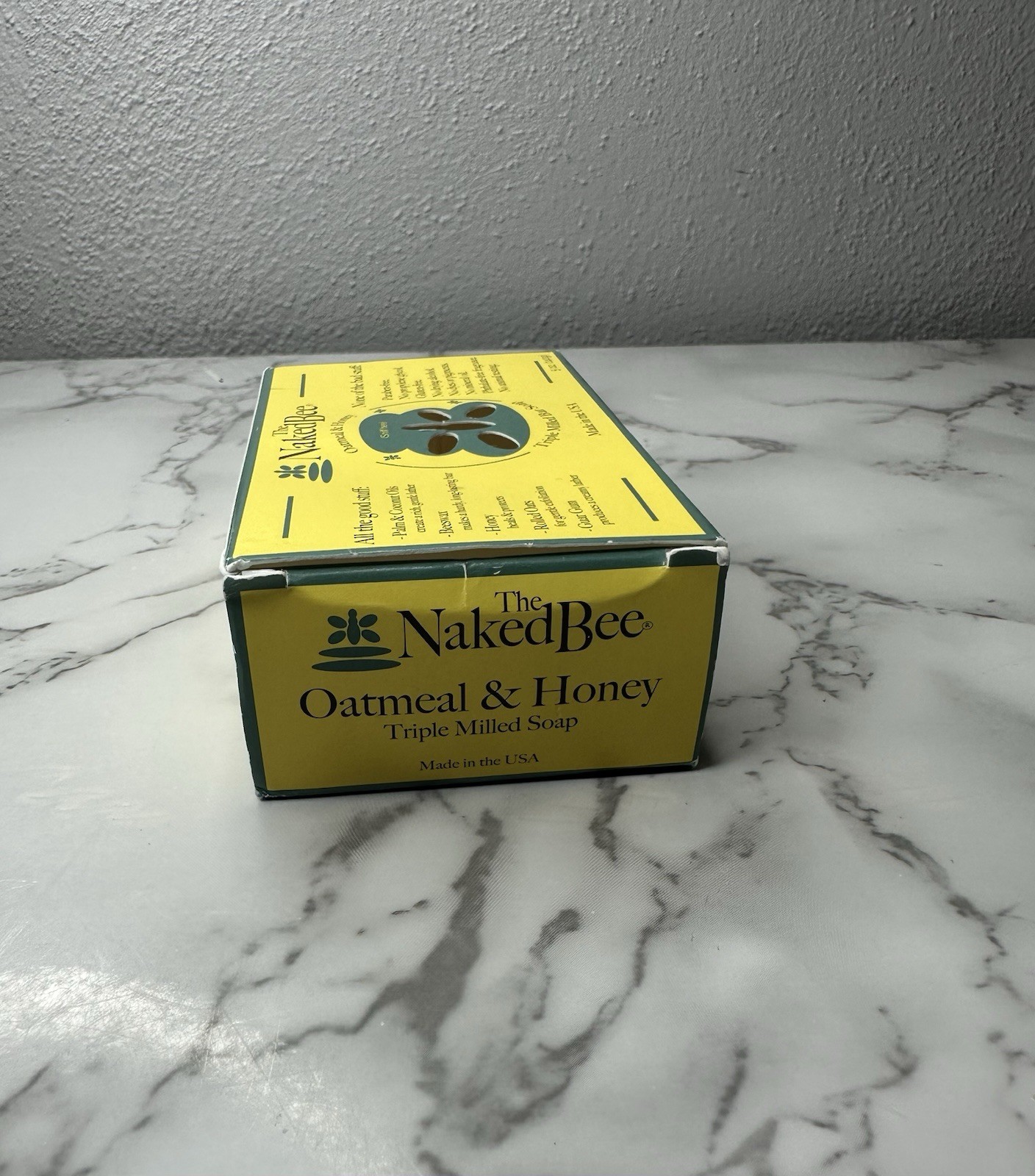 Naked Bee Oatmeal & Honey Triple Milled Bar Soap Orange Blossom Honey 5 Oz NIB