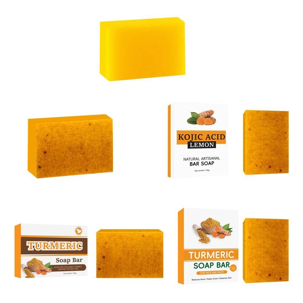 Honey Glow Soap Turmeric Kojic Bar, Lemon Acid Turmeric Face |U.S & Body R0G8