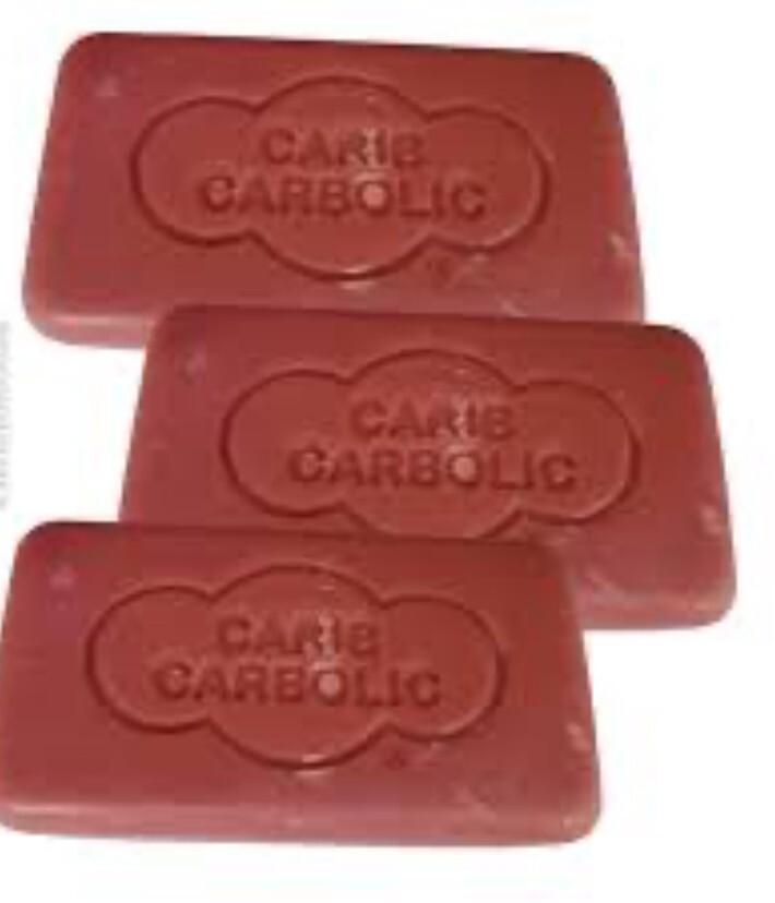 Jamaican Carib Carbolic Germicidal Soap 3 or 6 Bars 125g Each