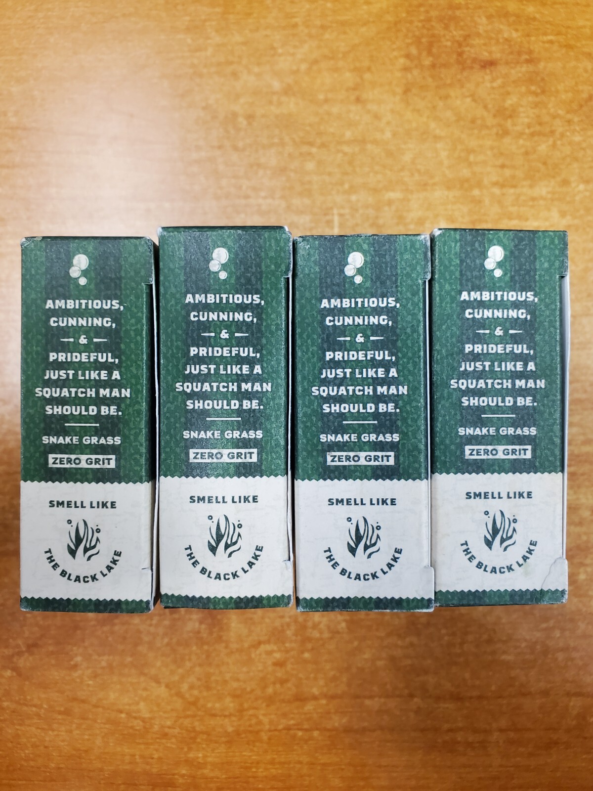 4 Bars: Dr. Squatch Bar Soap Harry Potter *SLYTHERIN* Zero Grit (2881)
