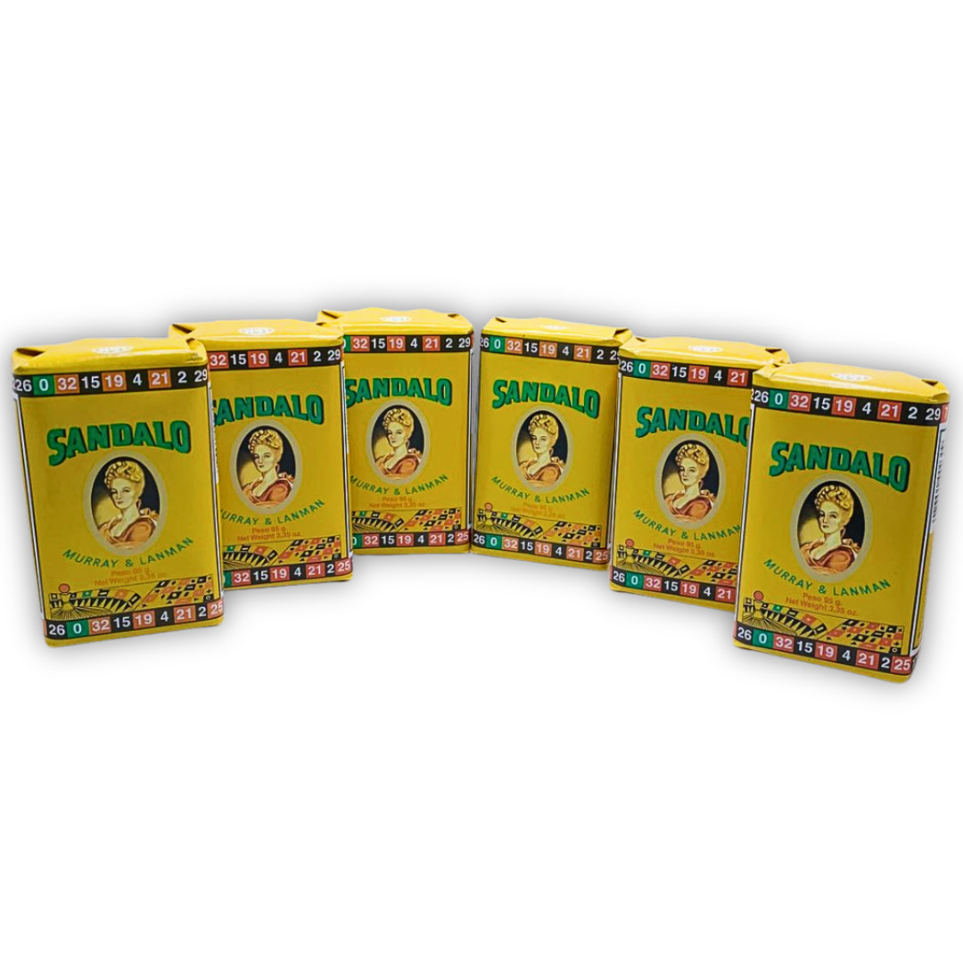 (Pack of 6) Sandalwood Complexion Soap Murray & Lanman 3.35 oz Sandalo Bar Soap