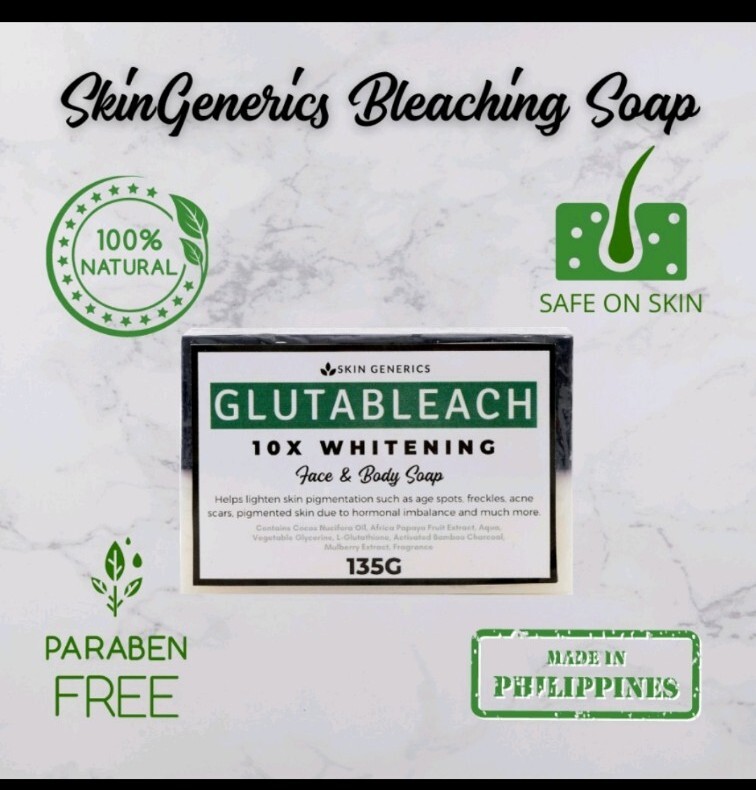 Skin Generics GLUTABLEACH 10X Whitening Face & Body Soap 135g