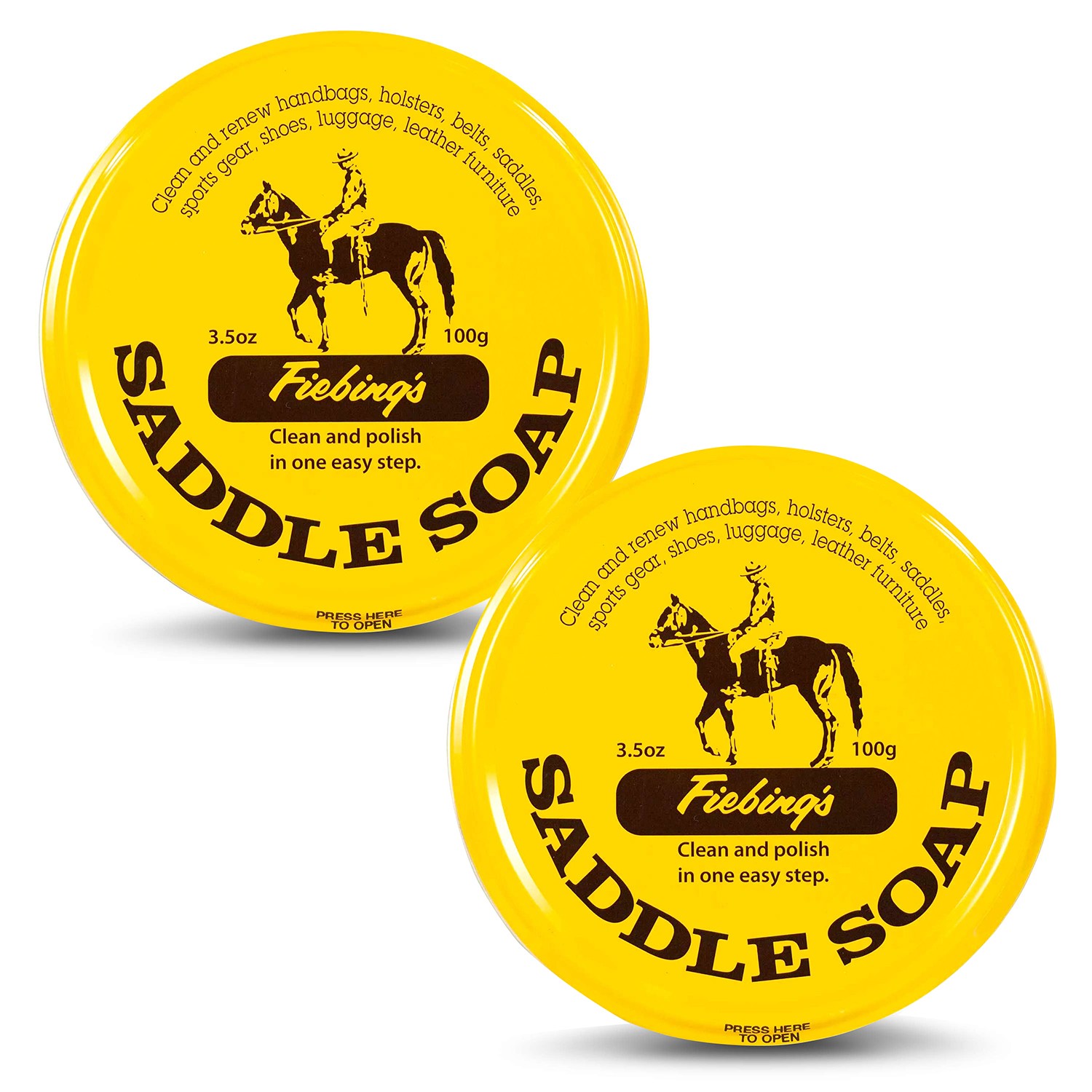 Fiebing’s Saddle Soap 3 oz, 2pk F1S1-2