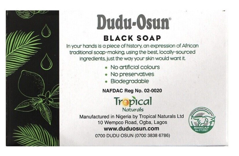 New Natural Tropical Classic Fragrance Dudu Osun Black Soap 150 Grams.