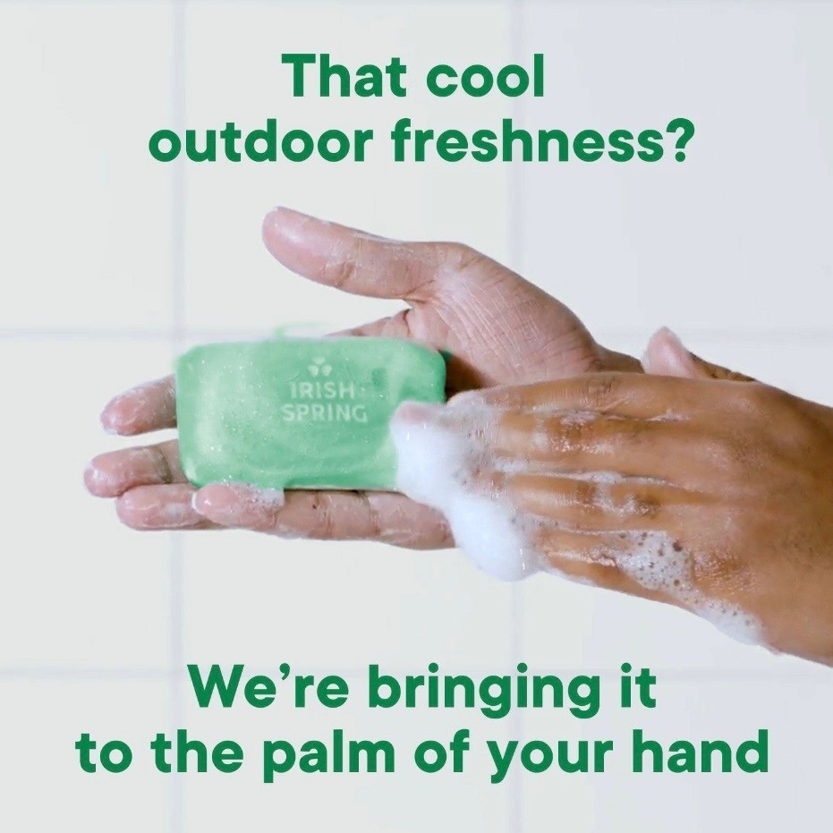 Irish Spring Bar Soap Original Clean 4oz 20 Pack Refreshing Deodorant
