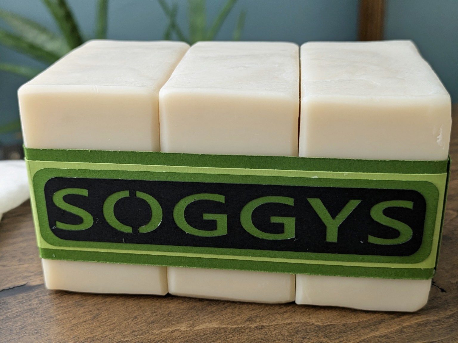 Olive Oil Soap Bars Set of 3 Unscented Handmade Cold Process Sensitive Skin