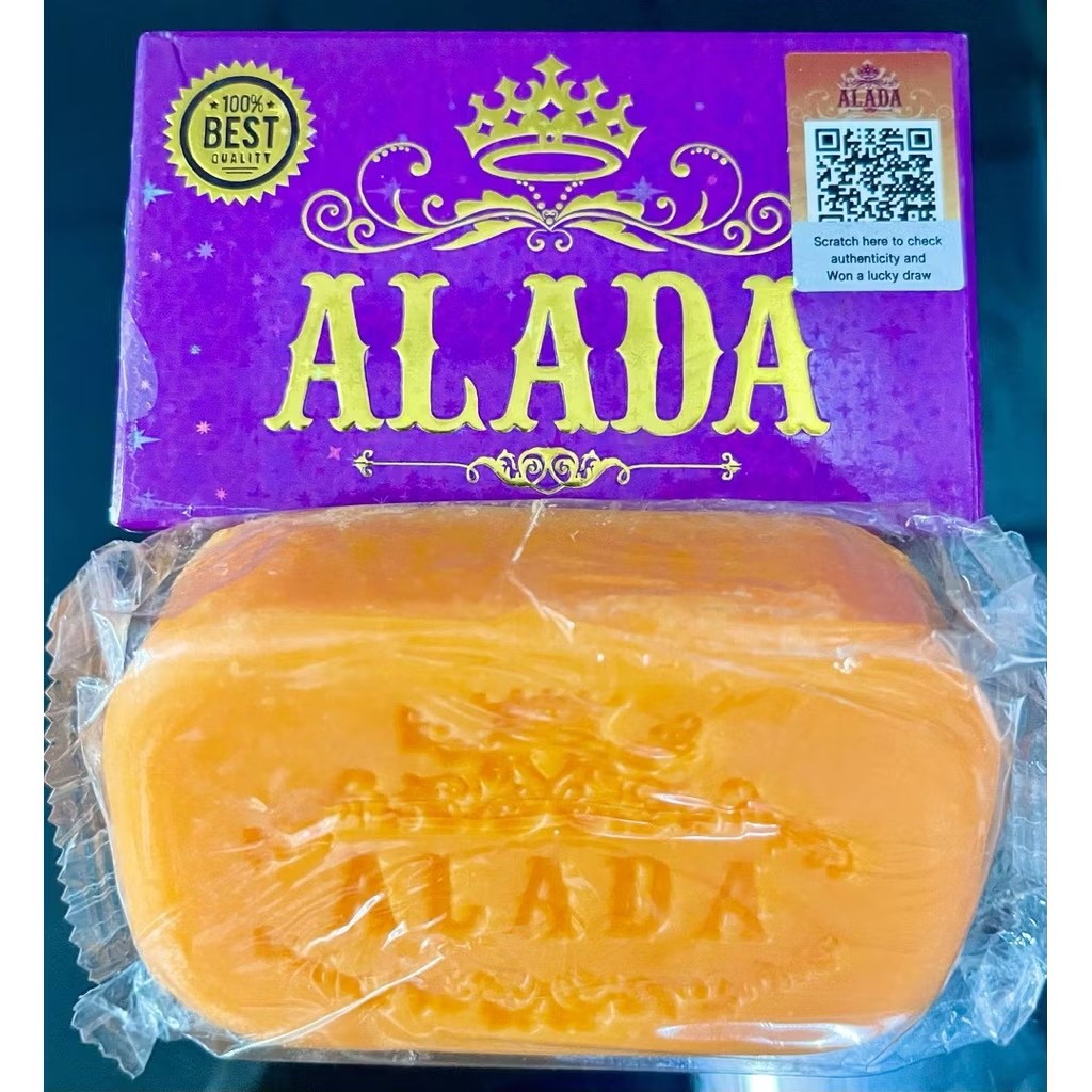 2x ALADA Soap Natural Instant Whitening Premium 10x Richer Formula Face Body160g