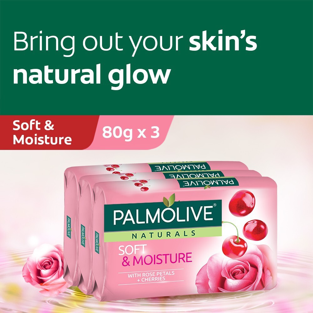 Palmolive Naturals Soft & Moisture Bar Soap 6 x 80g