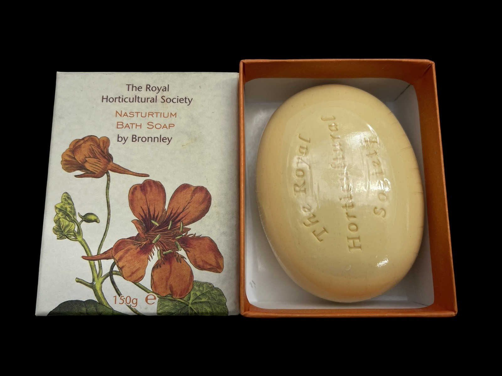 The Royal Horticultural Society NASTURTIUM Bath Soap 150g NEW Vintage