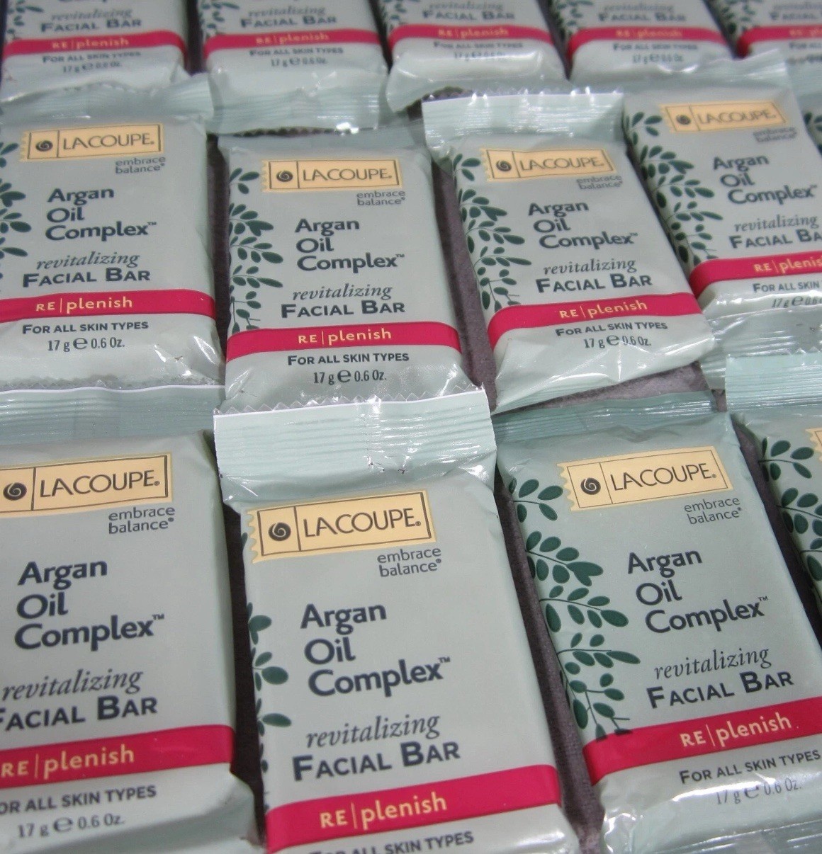 100 LaCoupe Argan Oil Complex Facial Soap – Hotel Bars BULK Soap Lot Travel Soap