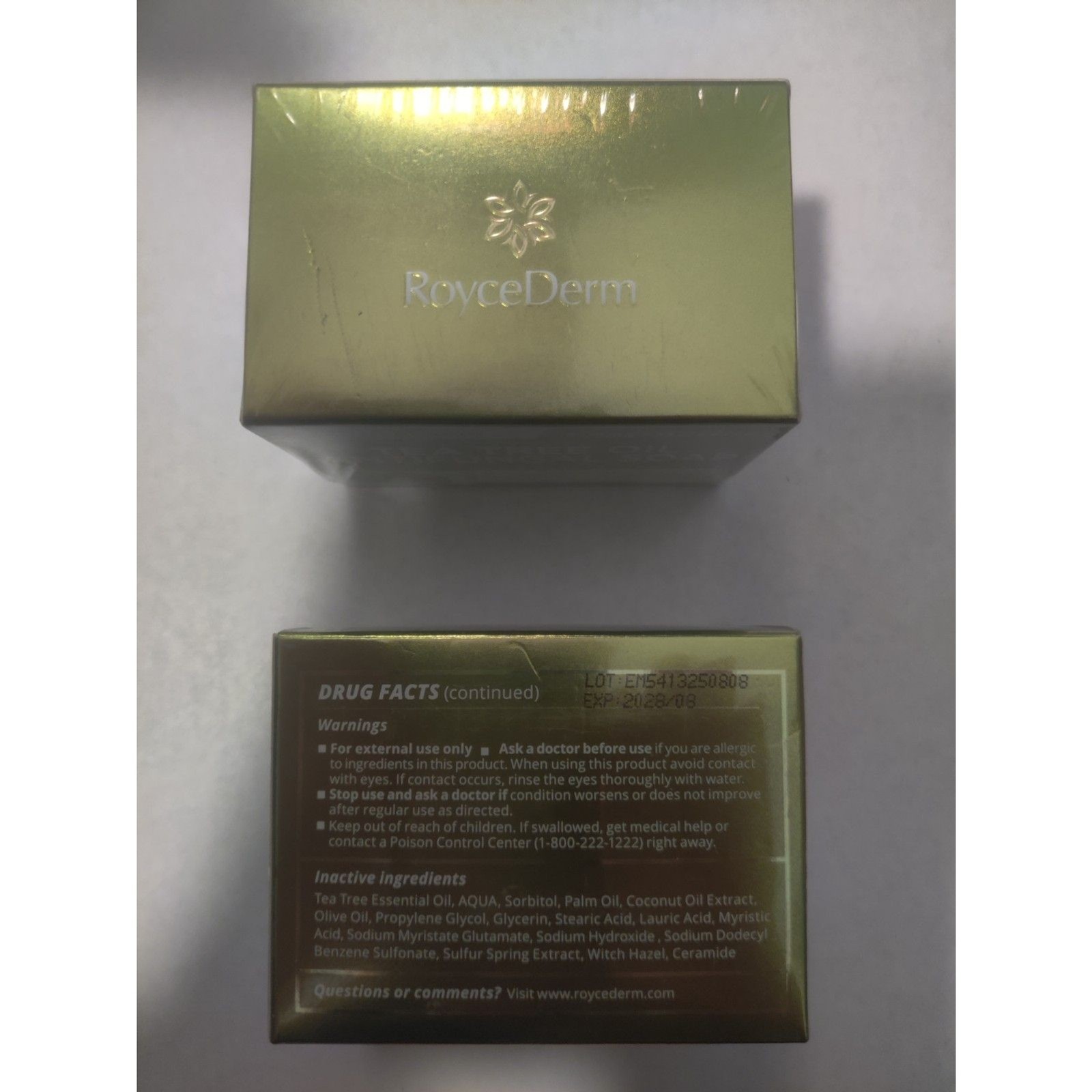 Roycederm Tea Tree Oil Antifungal Treatment Soap For Face & Body 2 Pack X 2