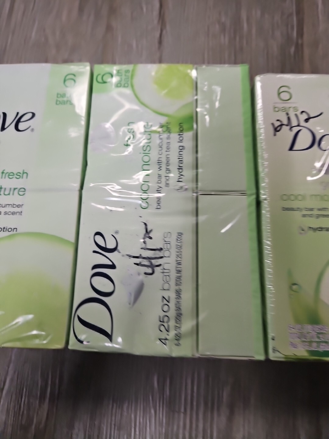 Eighteen bars of dove go fresh cool moisturizing bar soap new never used