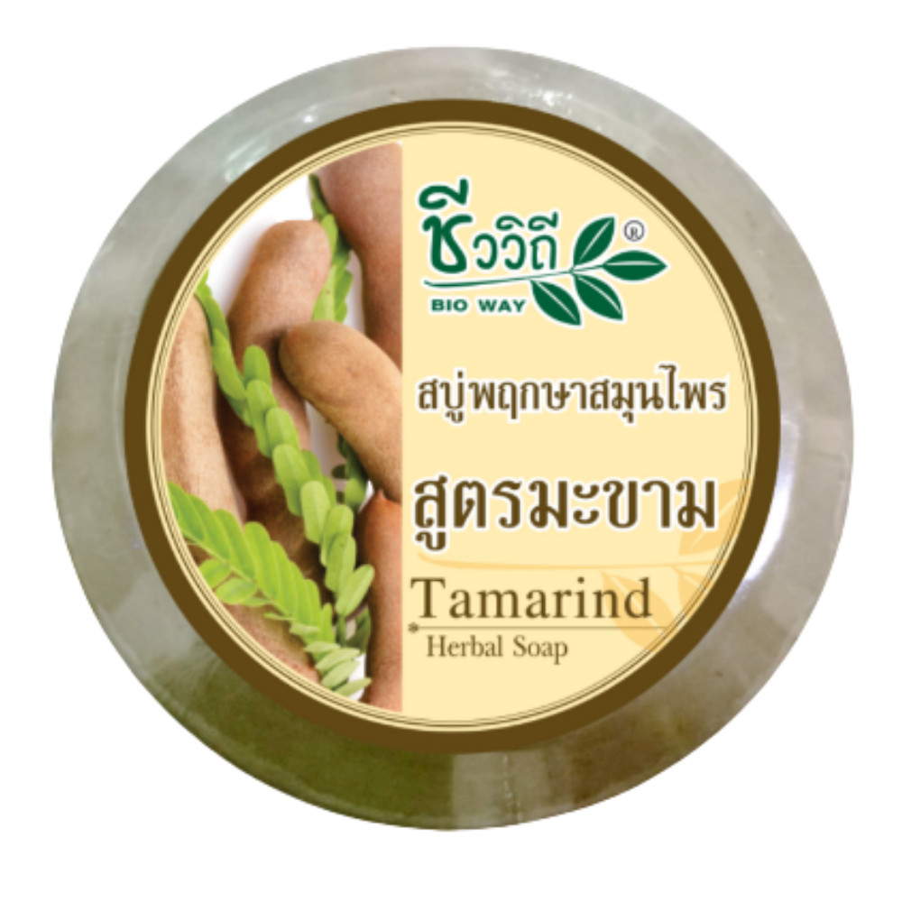 Bio Way Raw Flora Herbal Soap Tamarind Formula 150 g.