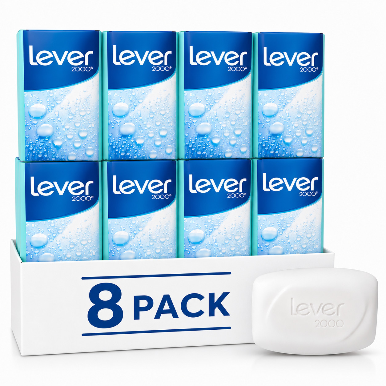 Lever 2000 Original Refreshing Bar Soap, 3.75 OZ 8 Count