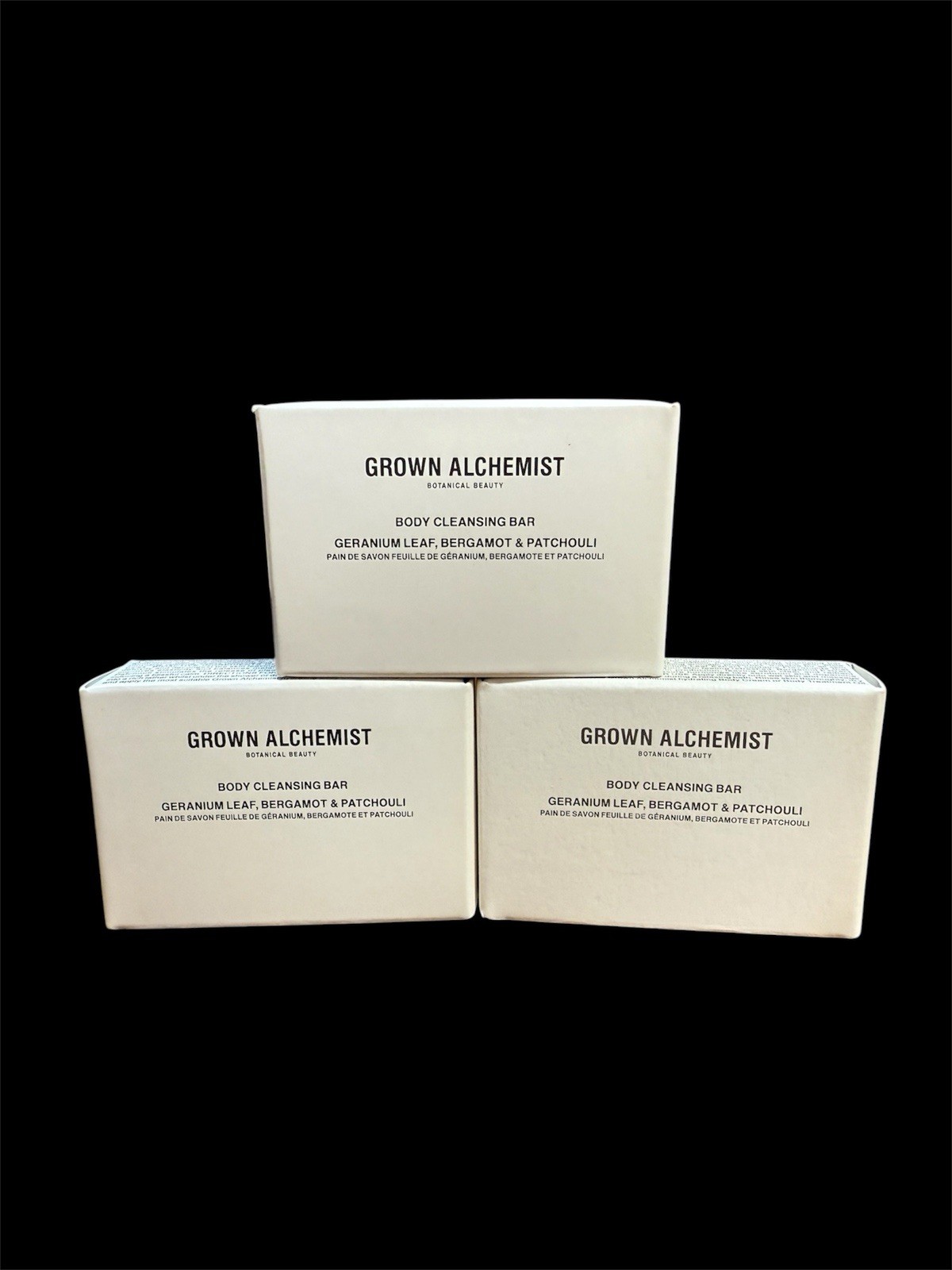 Grown Alchemist Body Cleansing Bar Geranium Leaf Bergamont Patchouli 1.76 OZ