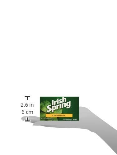 Irish Spring Original Deodorant Bar Soap 6.4 Oz Classic Fresh Clean Scent