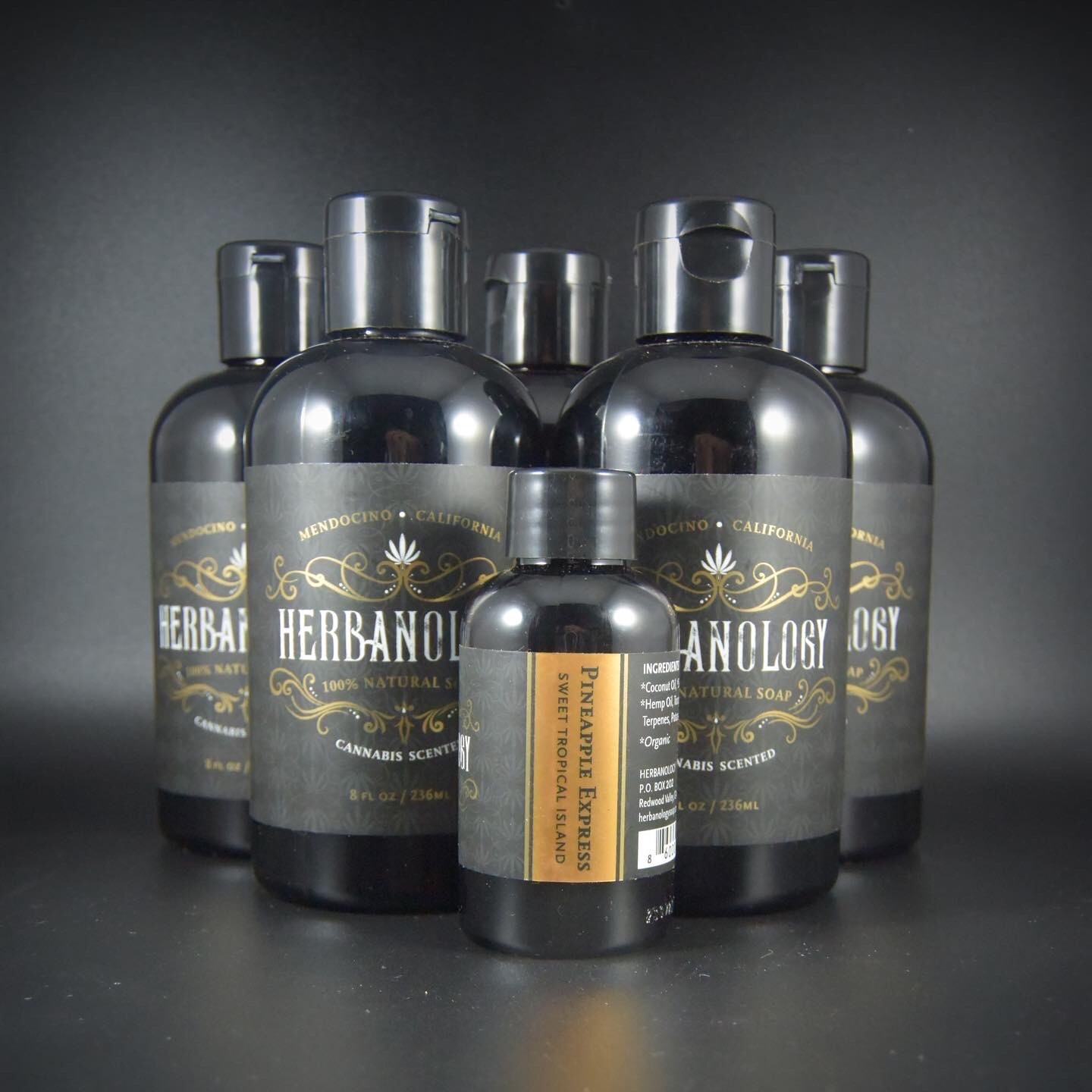 Herbanology 8oz Pineapple Express Organic Liquid Castile All Purpose Soap