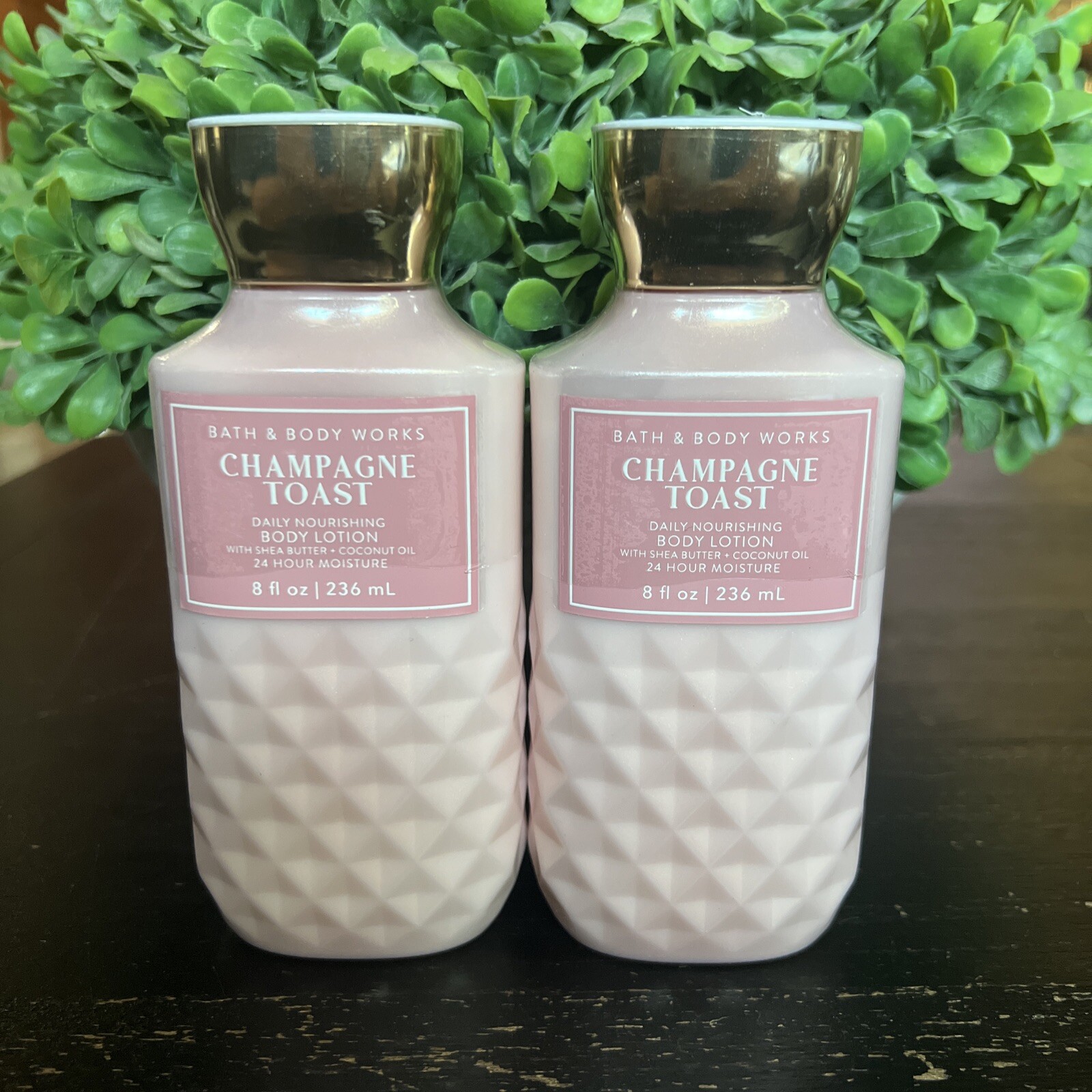 Bath & Body Works Body Lotion Lot Set of 2 Champagne Toast