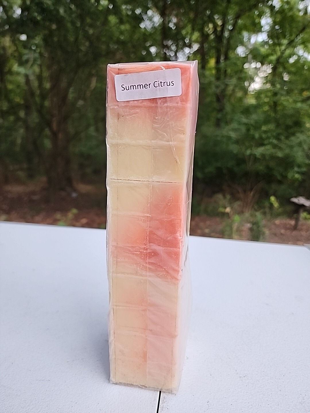 Summer Citrus Handmade soap precut 10 bars