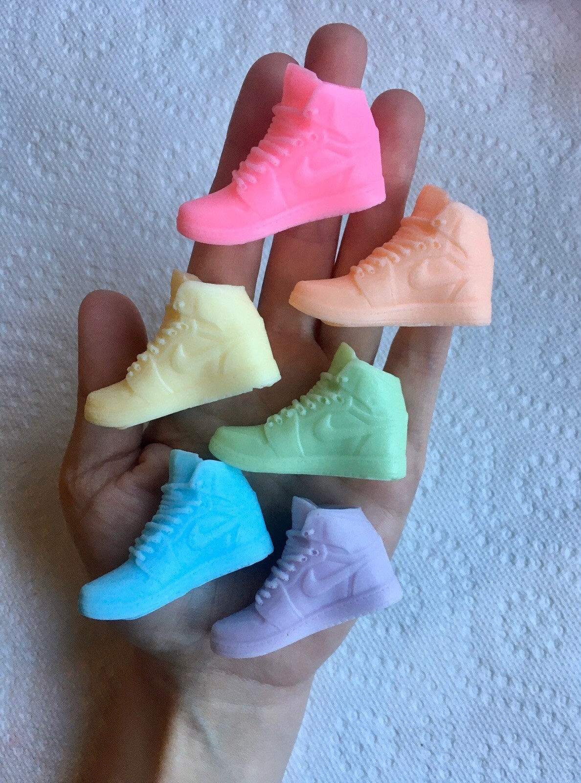 Rainbow Pastel Nike Shoe Soaps
